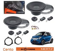 Kit 4 Casse Altoparlanti Hertz CK 165L (Low) Serie Cento per Smart Fortwo 453