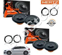 Kit 4 Casse Altoparlanti Hertz DCX 165.3 ANT+POST per Audi A3 8P 3 Porte