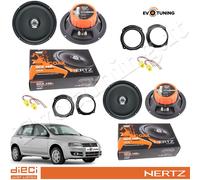Kit 4 Casse Altoparlanti Hertz DCX 165.3 ANT + POST per Fiat Stilo 5 Porte