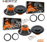 Kit 4 Casse Altoparlanti Hertz DCX 165.3 Ant+Post per Ford Focus dal 2010