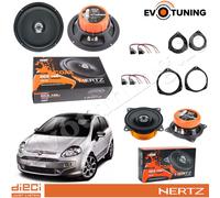 Kit 4 Casse Altoparlanti Hertz Dcx165.3+Dcx100.3 Ant/Post per Fiat Punto Evo