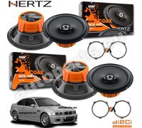 Kit 4 Casse Altoparlanti Hertz DCX165 Anteriori e Posteriori per BMW Serie 3 E46