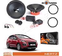 Kit 4 Casse Altoparlanti Hertz Dsk 165.3 Anteriori per Peugeot 3008
