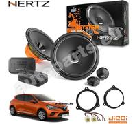Kit 4 Casse Altoparlanti Hertz DSK 165.3 Anteriori per Renault Clio V dal 2019