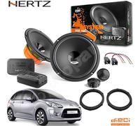 Kit 4 Casse Altoparlanti Hertz DSK165.3 Anteriori per Citroen C3 dal 2009