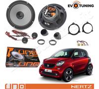 Kit 4 Casse Altoparlanti Hertz K165 Anteriore per Smart Forfour 453 dal 2014