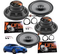 Kit 4 Casse Altoparlanti Hertz X165 Anteriori e Posteriori Alfa Romeo Giulia