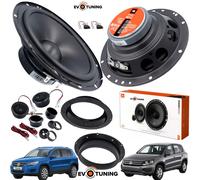 Kit 4 Casse Altoparlanti JBL Anteriori 2 Vie Woofer Tweeter Volkswagen Vw Tiguan