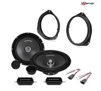 Kit 4 Casse Altoparlanti per Alfa Romeo Mito Anteriori MACROM M2S65 50 W RMS