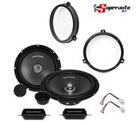 Kit 4 Casse Altoparlanti per Fiat Panda 169 2 Serie Posteriori MACROM M2S65