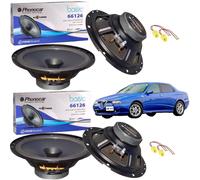 Kit 4 Casse Altoparlanti Phonocar Ant e Post doppio cono 120W per Alfa Romeo 156