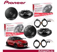 Kit 4 Casse Altoparlanti Pioneer Anteriori e Posteriori per Opel Adam da 2012