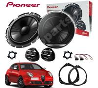Kit 4 Casse Altoparlanti Pioneer TS-G170C Anteriori per Alfa Romeo Giulia