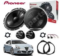 Kit 4 Casse Altoparlanti Pioneer TS-G170C Anteriori per Alfa Romeo Giulietta