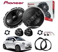 Kit 4 Casse Altoparlanti Pioneer TS-G170C Anteriori per Fiat 500 dal 2008
