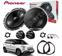 Kit 4 Casse Altoparlanti Pioneer TS-G170C Anteriori per Fiat 500L dal 2012