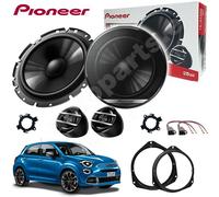 Kit 4 Casse Altoparlanti Pioneer TS-G170C Anteriori per Fiat 500X dal 2012