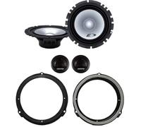 Kit 4 casse Anteriori ALPINE SXE-1750S da 16,5 cm per Ford C-Max 2011-2019, Focus III 2011-2020, Grand C-Max 2011-2019 + 2 Supporti
