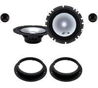 Kit 4 Casse Anteriori ALPINE SXE-1750S Per Mercedes Dal 2005 Al 2012 Con 2 Supporti Anteriori