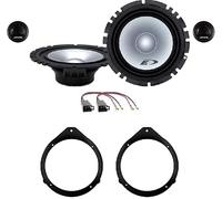 Kit 4 Casse Anteriori o Posteriori ALPINE SXE-1750S da 16,5cm per Audi A3 (04-12), A4 B6, B6 AVANT (01-05), B6 CABRIO (02-08), A4 B7, B7 AVANT (04-08) B7 CABRIO (02-08) + 2 Supporti + 2 Connettori