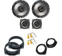 Kit 4 Casse AXTON AE165 + AE100 per Fiat Bravo dal 2007 in poi con 2 Supporti Anteriori, 2 Supporti Posteriori e 4 Connettori