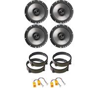 Kit 4 Casse AXTON AE165 per Lancia Ypsilon dal 2003 in poi da 165mm con 2 Supporti Anteriori, 2 Posteriori e 4 Connettori