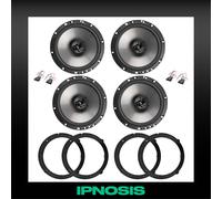 Kit 4 casse AXTON VW Golf IV + 4 Supporti Anteriori e Posteriori + 4 Connettor
