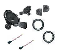 Kit 4 Casse Compatibile con Fiat Panda dal 2003 al 2012 169 seconda serie Con Adattatori E Supporti tweeter e Altoparlanti Hertz ANTERIORE dsk 170.3