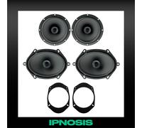 Kit 4 casse FOCAL ACX 165 16,5 + ACX 570 13X18 x Jeep Renegade + 2 Supporti Ant.