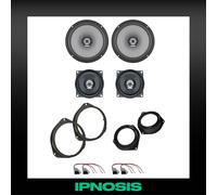 Kit 4 casse HERTZ X-165 + DCX100.3 da 16,5 cm Alfa Romeo Mito + Sup Ant+Post+Con