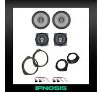 Kit 4 casse HERTZ X-165+DCX100.3 Fiat Panda 2012 in poi + Supp Ant+Post + Con