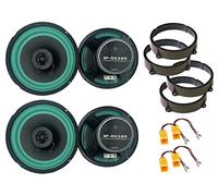 Kit 4 Casse IPNOSIS IP-01165 per Alfa 147/159 da 165mm con 2 Supporti Anteriori, 2 Posteriori e 4 Connettori