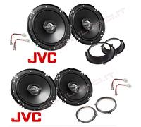 kit 4 casse JVC + supporti FIAT PANDA portiere anteriori e posteriori 17cm