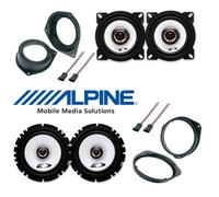 Kit 4 casse per OPEL ASTRA H Alpine con adattatori e supporti