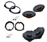 KIT 4 CASSE per OPEL CORSA D ANT+ POST HERTZ DCX 170.3 2VIE 165mm