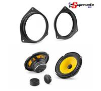 Kit 4 Casse per Toyota Prius XV50 JL AUDIO C1-650 anteriore