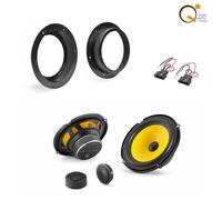Kit 4 Casse per Volkswagen Jetta 5 JL AUDIO C1-650 anteriore