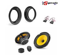 Kit 4 Casse per Volkswagen Maggiolino JL AUDIO C1-650 anteriore