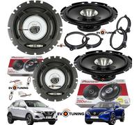 Kit 4 Casse Pioneer Anteriori e Posteriori bicono per Nissan Qashqai