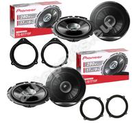Kit 4 Casse Pioneer Anteriori Posteriori per Audi A4 (8E) Doppio Cono