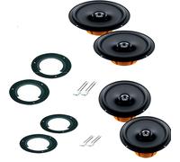 KIt 4 CASSE Suzuki/Fiat Sedici ANT+POST HERTZ DCX 165 con adattatori e supporti