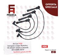 Kit 4 Cavi Fili Accensione Candela Fiat Doblo 1.2 48 KW 65 CV
