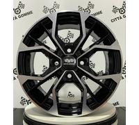 KIT 4 Cerchi in lega compatibili FORD FIESTA 15" + 4 GOMME 195/50r15 INVERNALI