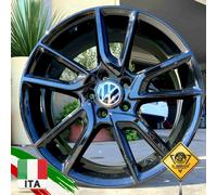 KIT 4 CERCHI IN LEGA HUNTER GLOSSY BLACK 8X18 5X112 ET 45 66.6 MADE IN ITALY +++