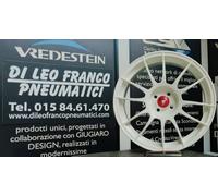 KIT 4 CERCHI IN LEGA PER FIAT 500E 7,0J18" 4X98 35 58,10 MAK XLR K GLOSS WHITE