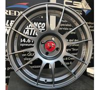 KIT 4 CERCHIO IN LEGA PER ABARTH 595 7,0J17" 4X98 35 58,10 MAK XLR MATT GRAPHITE
