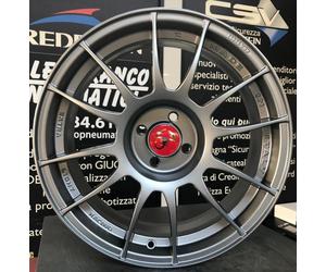 KIT 4 CERCHIO IN LEGA PER ABARTH 595 7,0J17" 4X98 35 58,10 MAK XLR MATT GRAPHITE