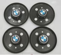 Kit 4 Coppe ruota coprimozzo BMW serie 3 E21 E30 E36 4 fori in plastica cerchi a