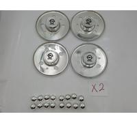 Kit 4 Coppe ruota coprimozzo Opel Kadett Ascona Manta Corsa 4 fori auto d'epoca.