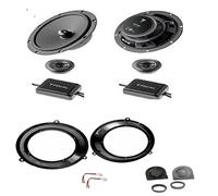 Kit 4 coppia Casse FOCAL per FIAT PANDA anteriori con adattatori e supporti